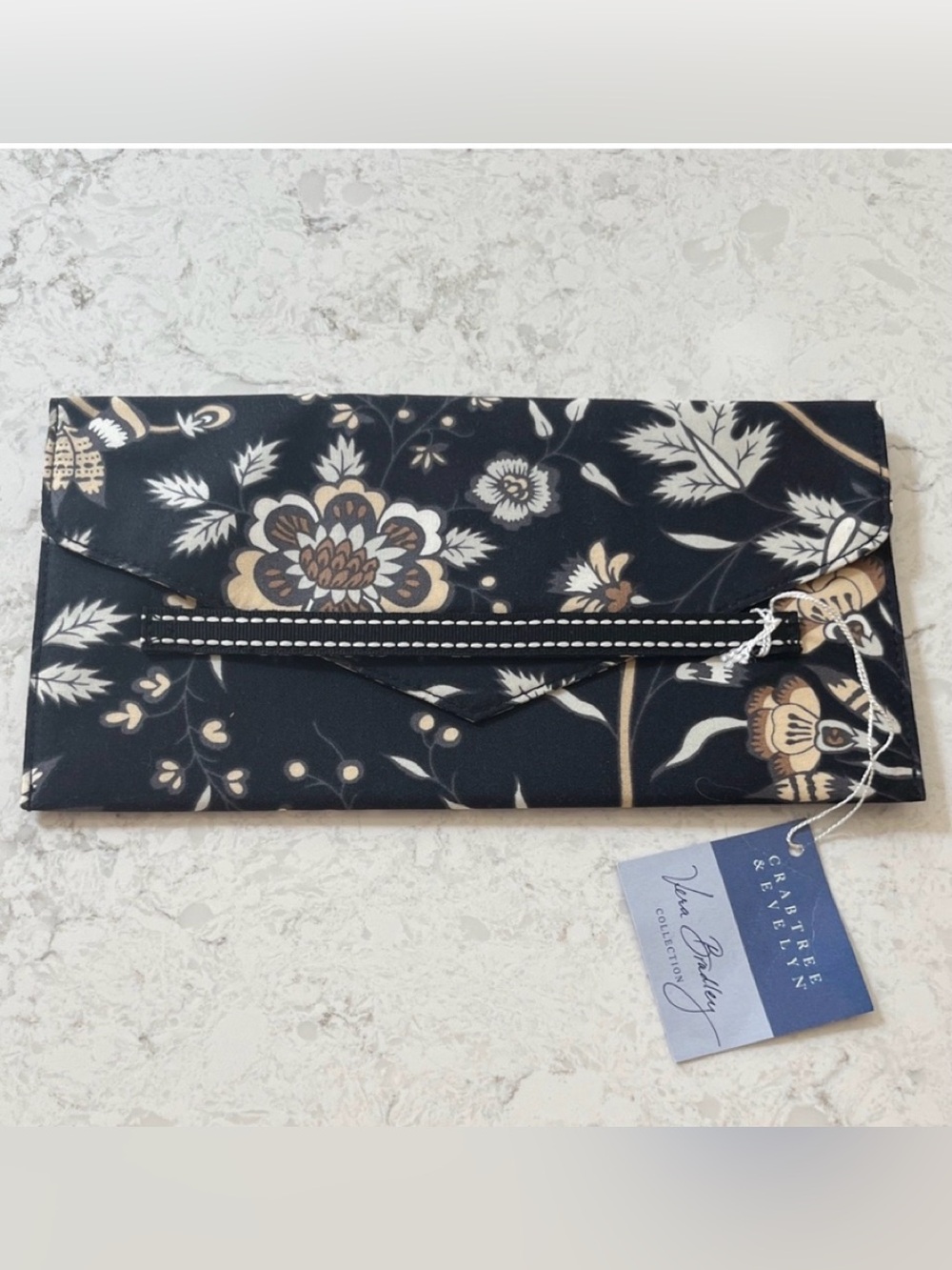 NWT Vera Bradley Crabtree and Evelyn Collection  Envelope Clutch.